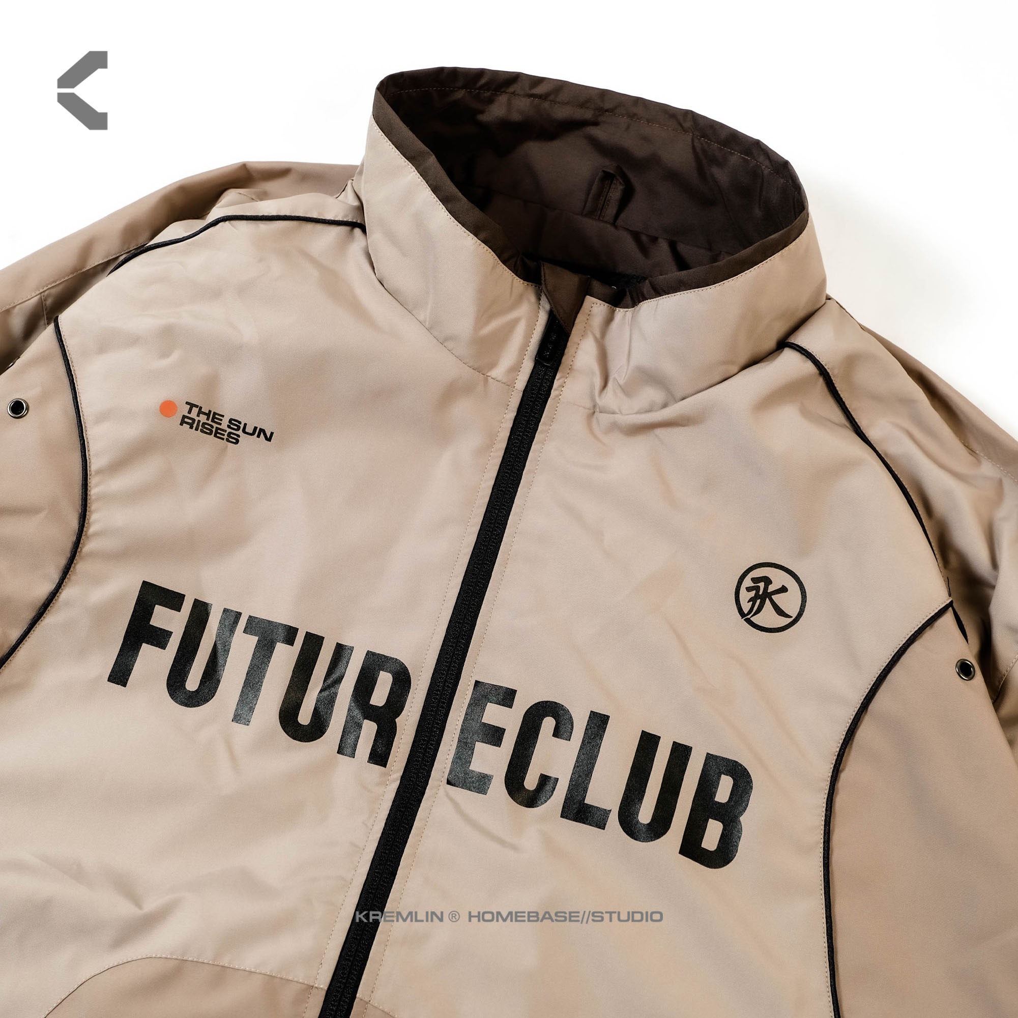 Kremlin Tracktop Suit Jacket Future - Cream - ATLAS