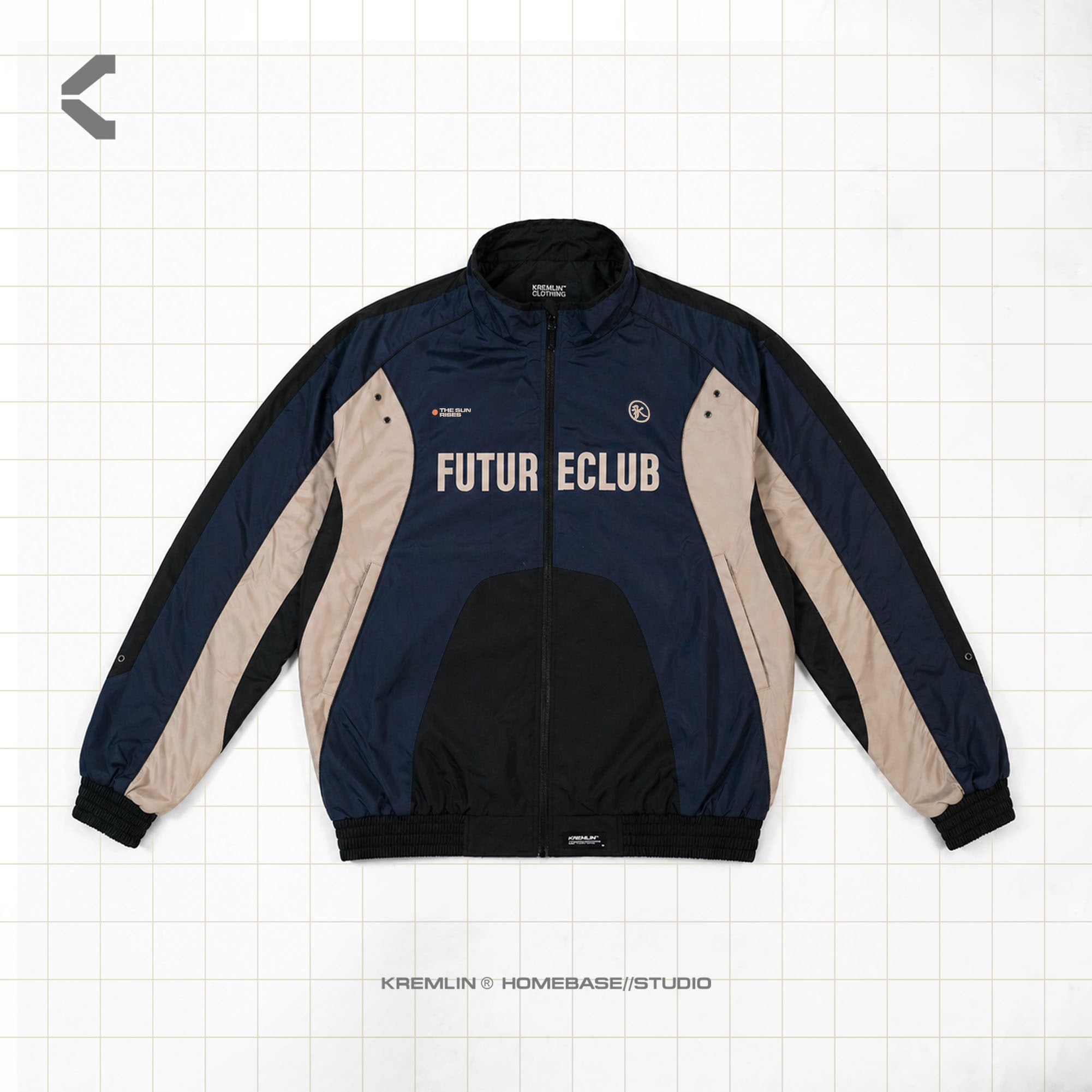 Kremlin Tracktop Suit Jacket Future - Navy - ATLAS