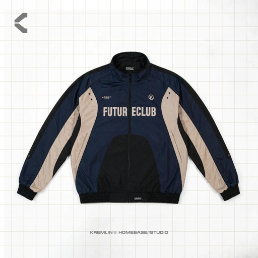 Image of Kremlin Tracktop Suit Jacket Future - Navy - ATLAS
