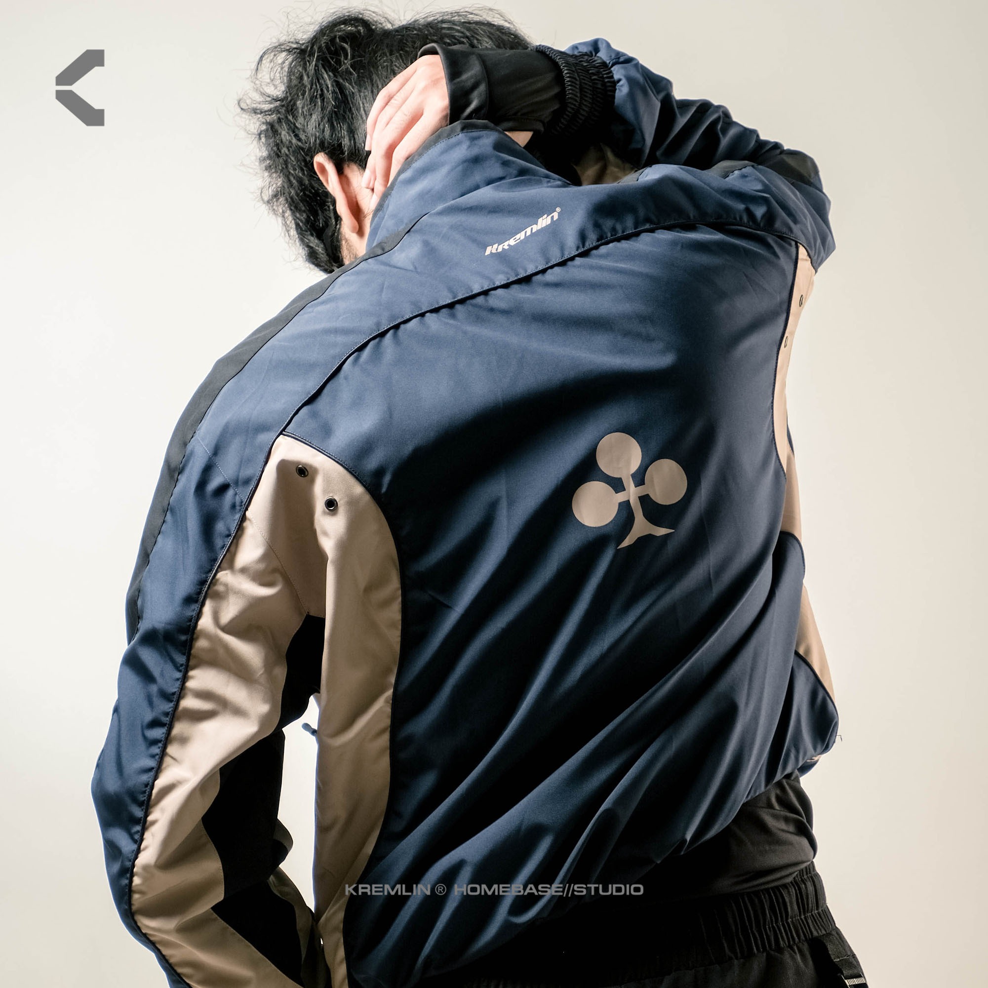 Kremlin Tracktop Suit Jacket Future - Navy - ATLAS