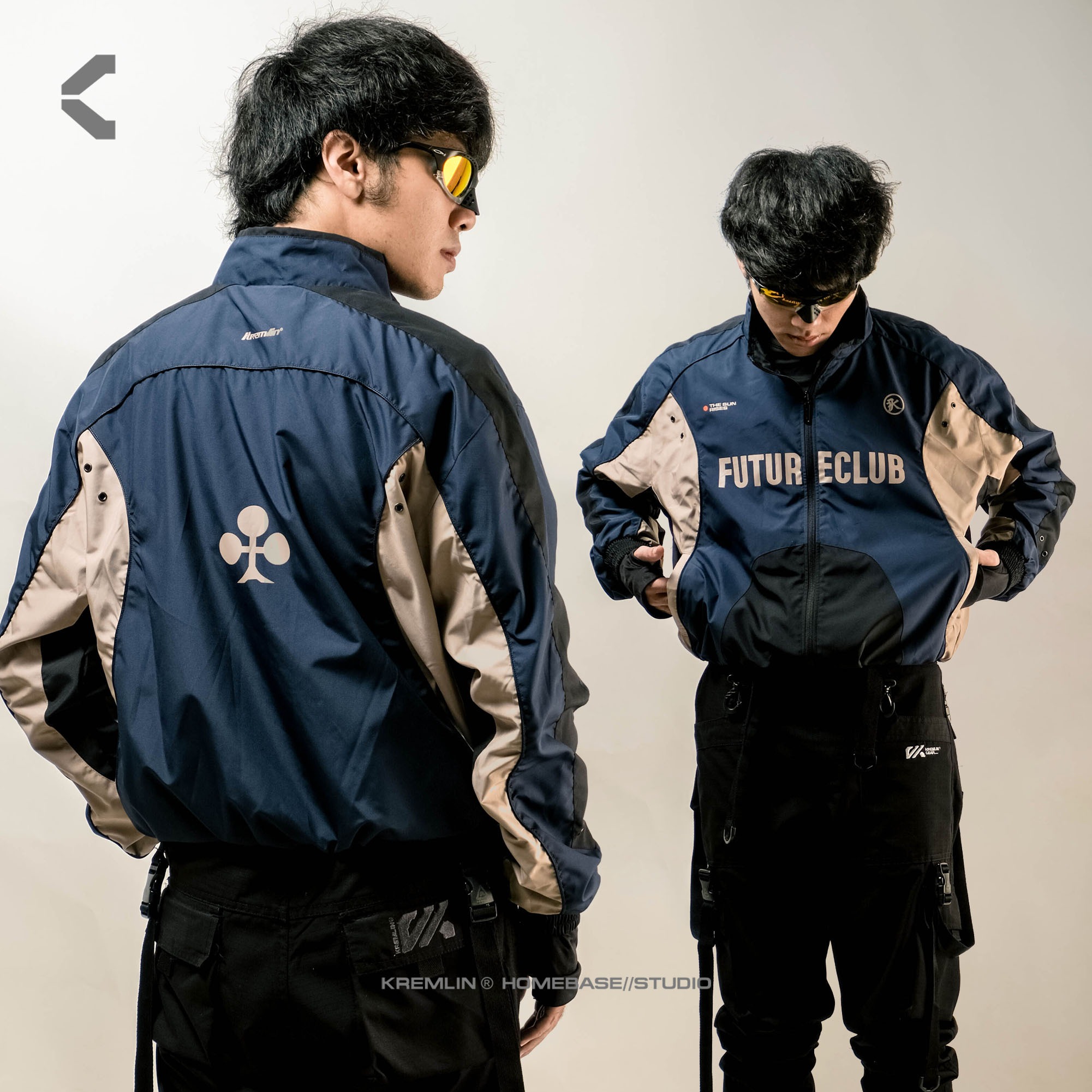 Kremlin Tracktop Suit Jacket Future - Navy - ATLAS