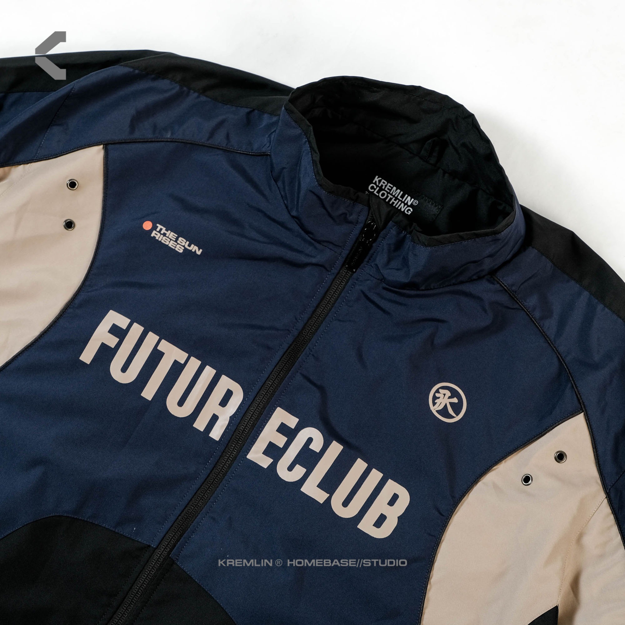 Kremlin Tracktop Suit Jacket Future - Navy - ATLAS