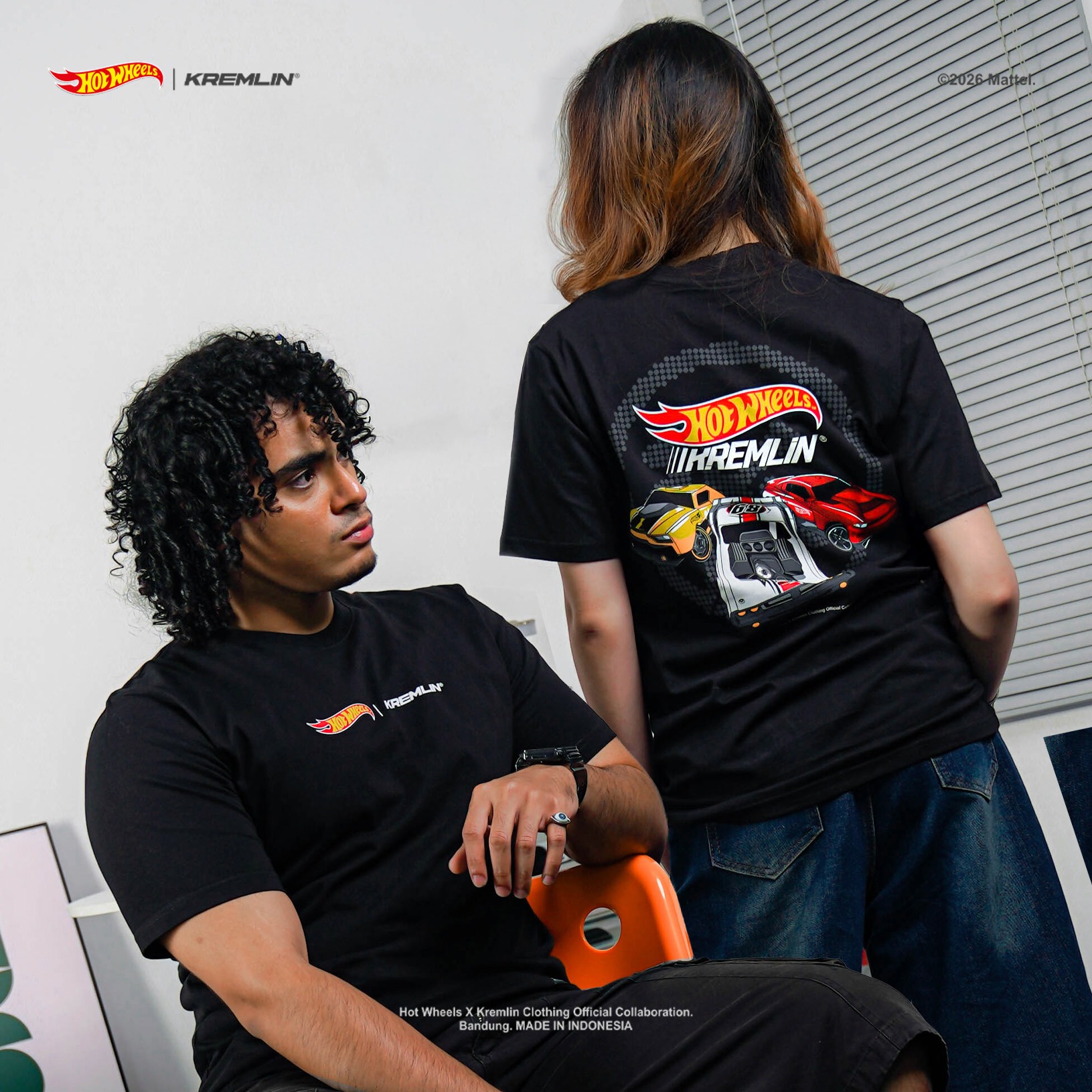 HOT WHEELS x KREMLIN Collaboration Regular T-shirt - BURNING