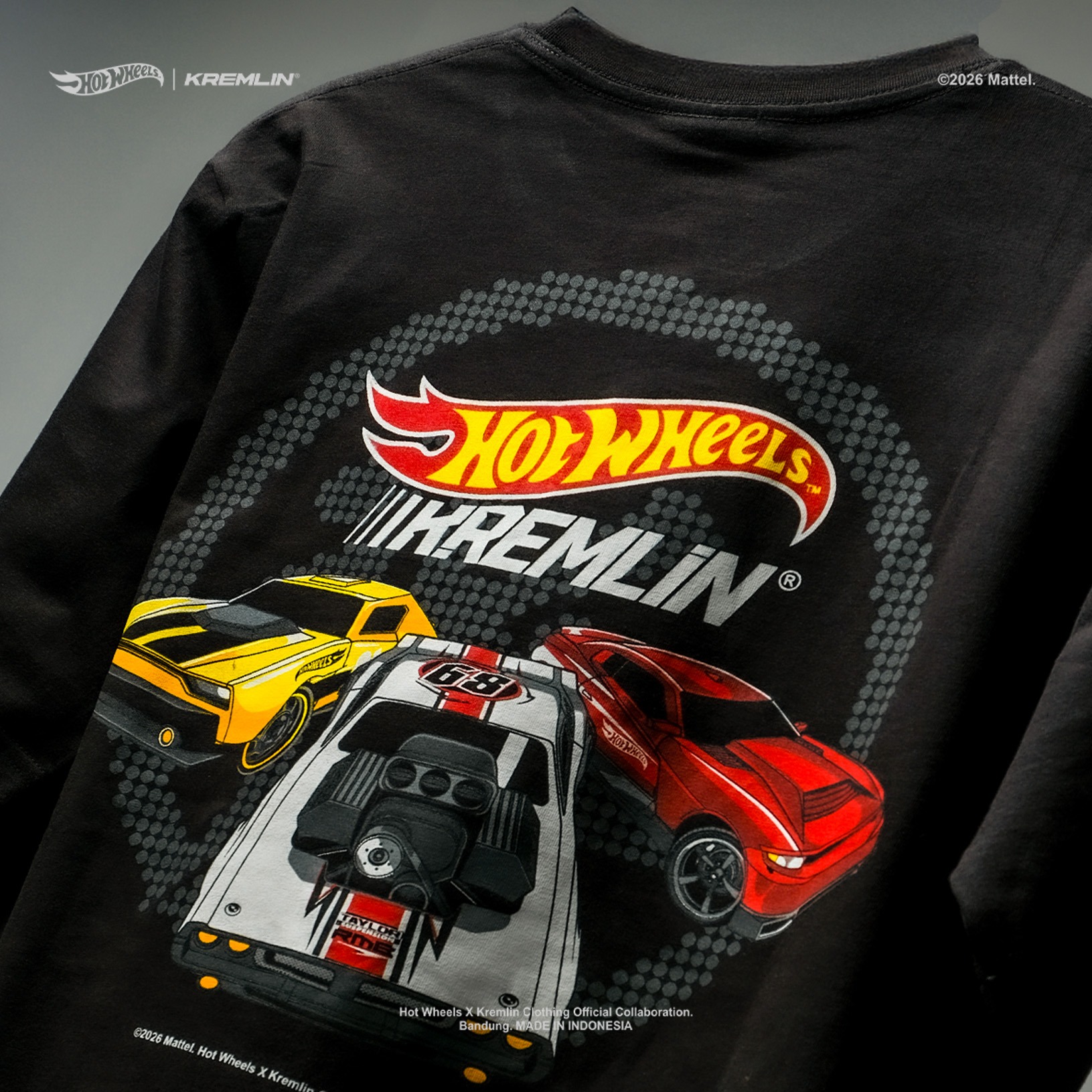 HOT WHEELS x KREMLIN Collaboration Regular T-shirt - BURNING
