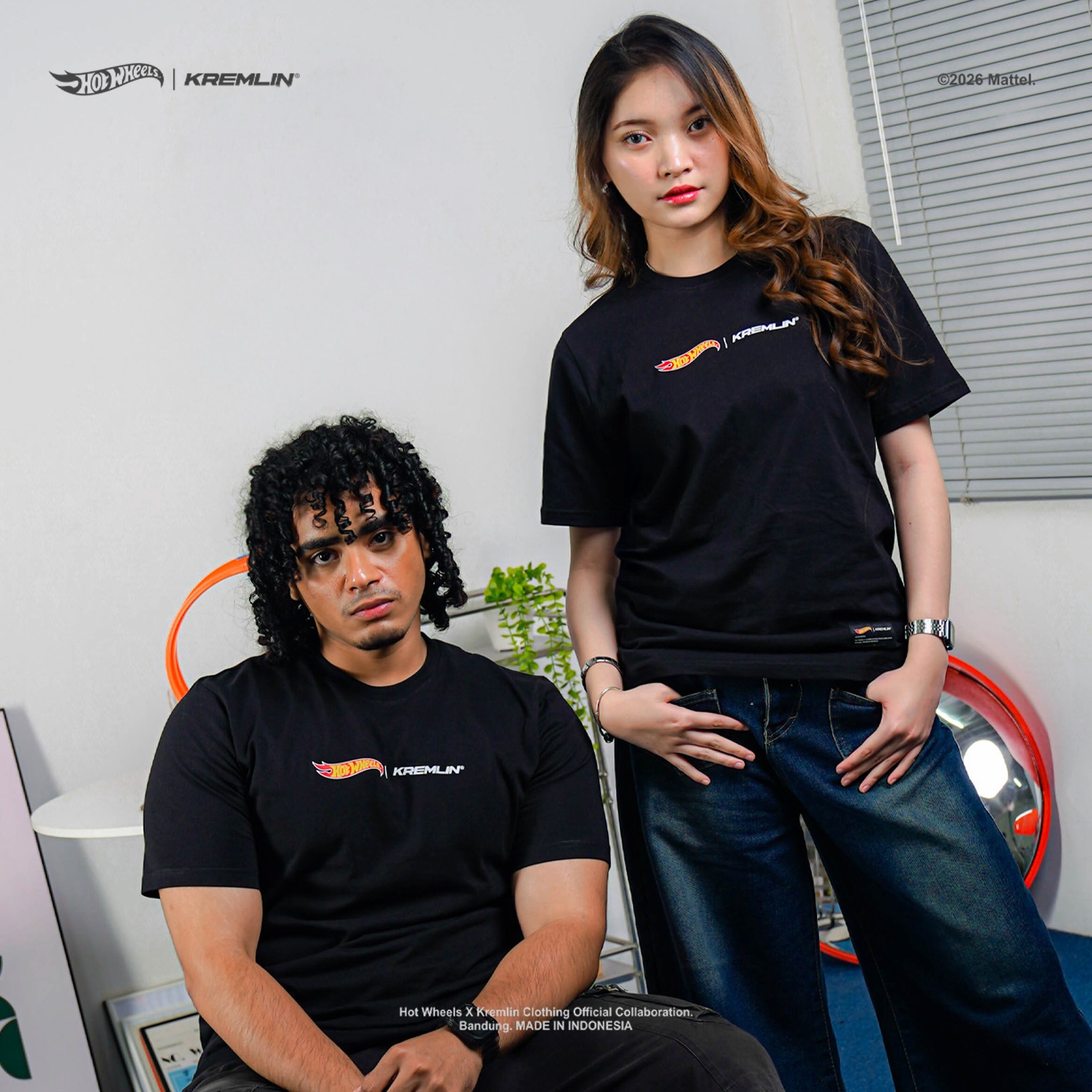 HOT WHEELS x KREMLIN Collaboration Regular T-shirt - BURNING