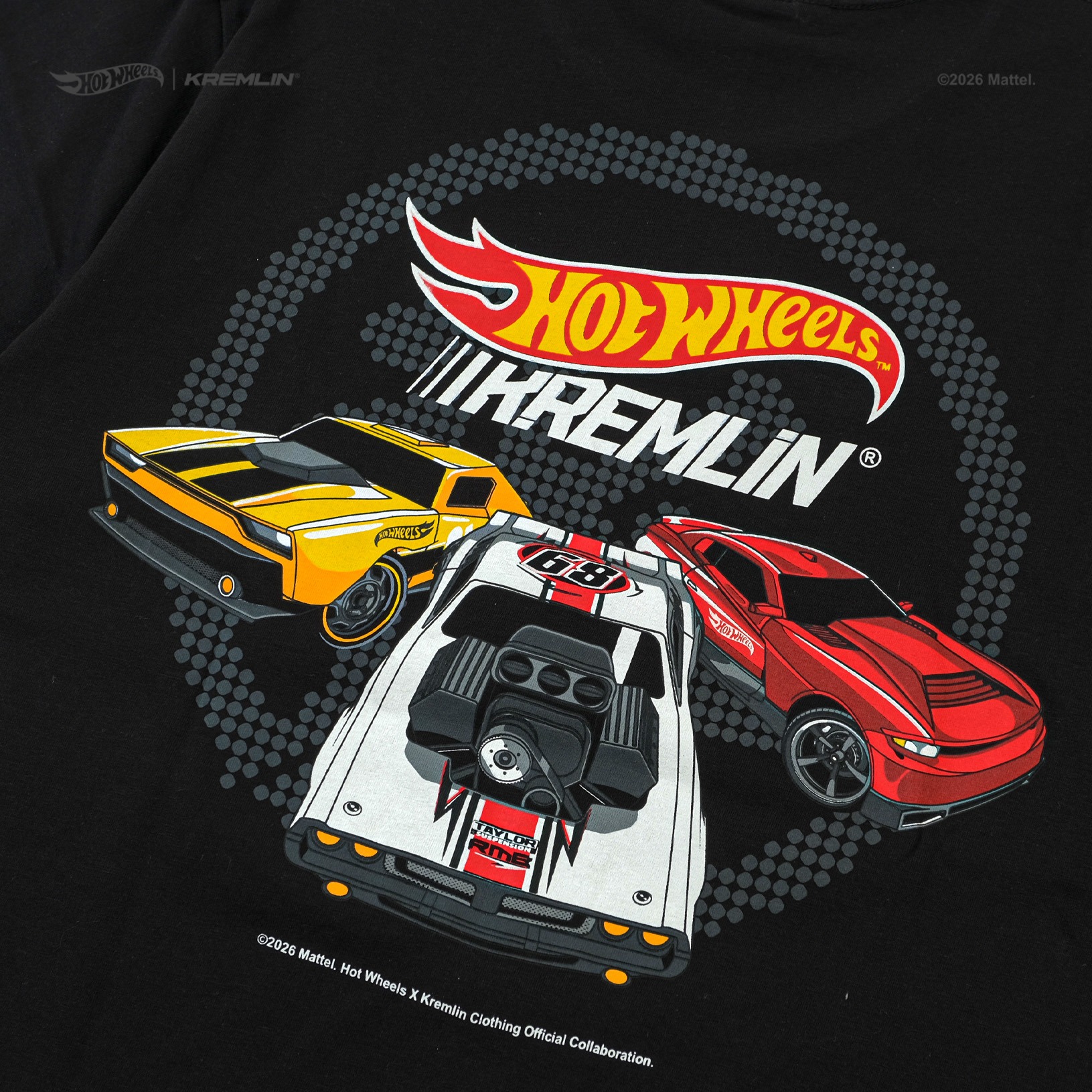 HOT WHEELS x KREMLIN Collaboration Regular T-shirt - BURNING