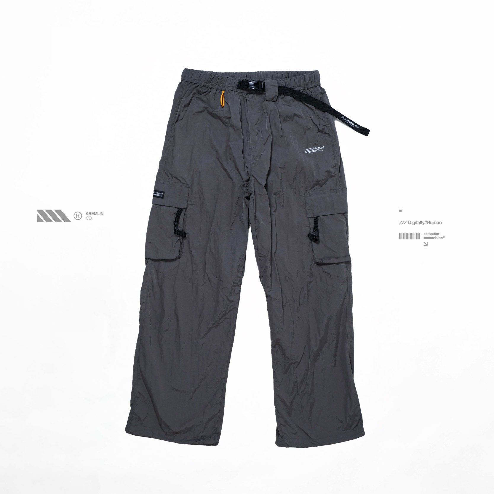 KREMLIN Long Cargo Nylon Cringkle - Dark Grey - Chronos