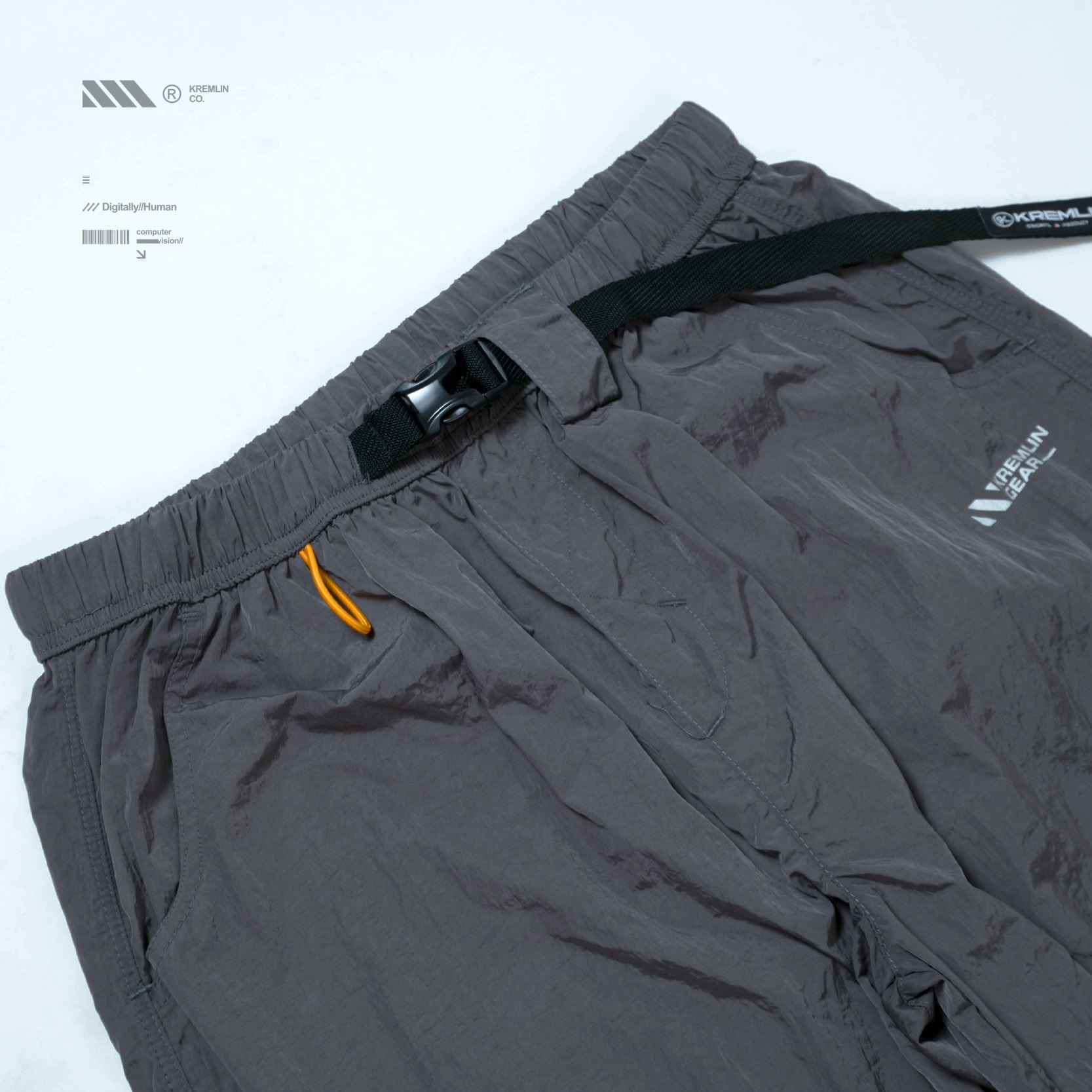 KREMLIN Long Cargo Nylon Cringkle - Dark Grey - Chronos