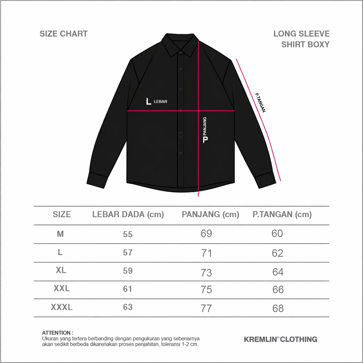 KREMLIN Longshirt Kemeja Pattern Dot Navy - Boxy OVS - Wako