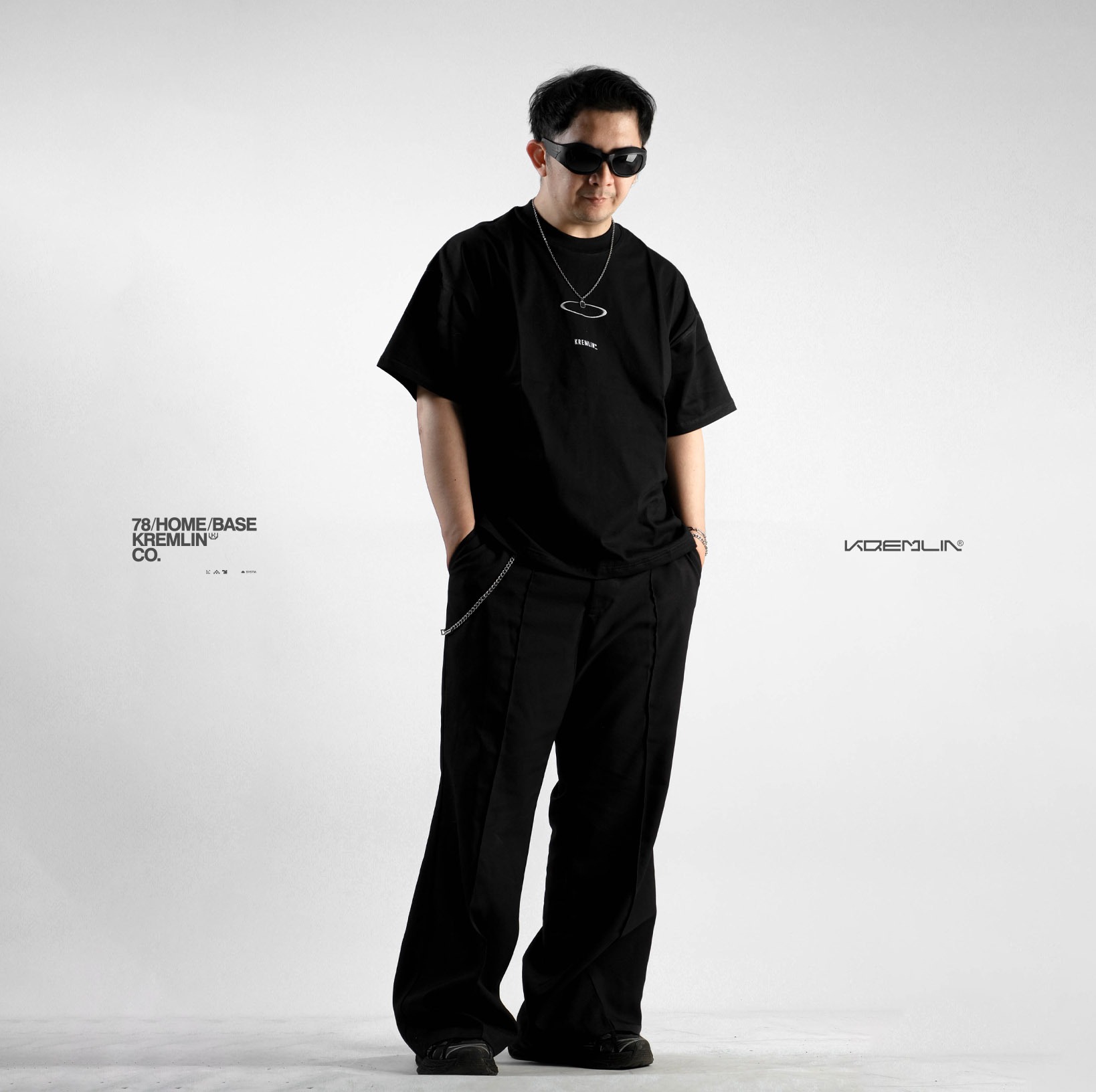 KREMLIN T-Shirt Boxy OVS Fit Black - Dementia
