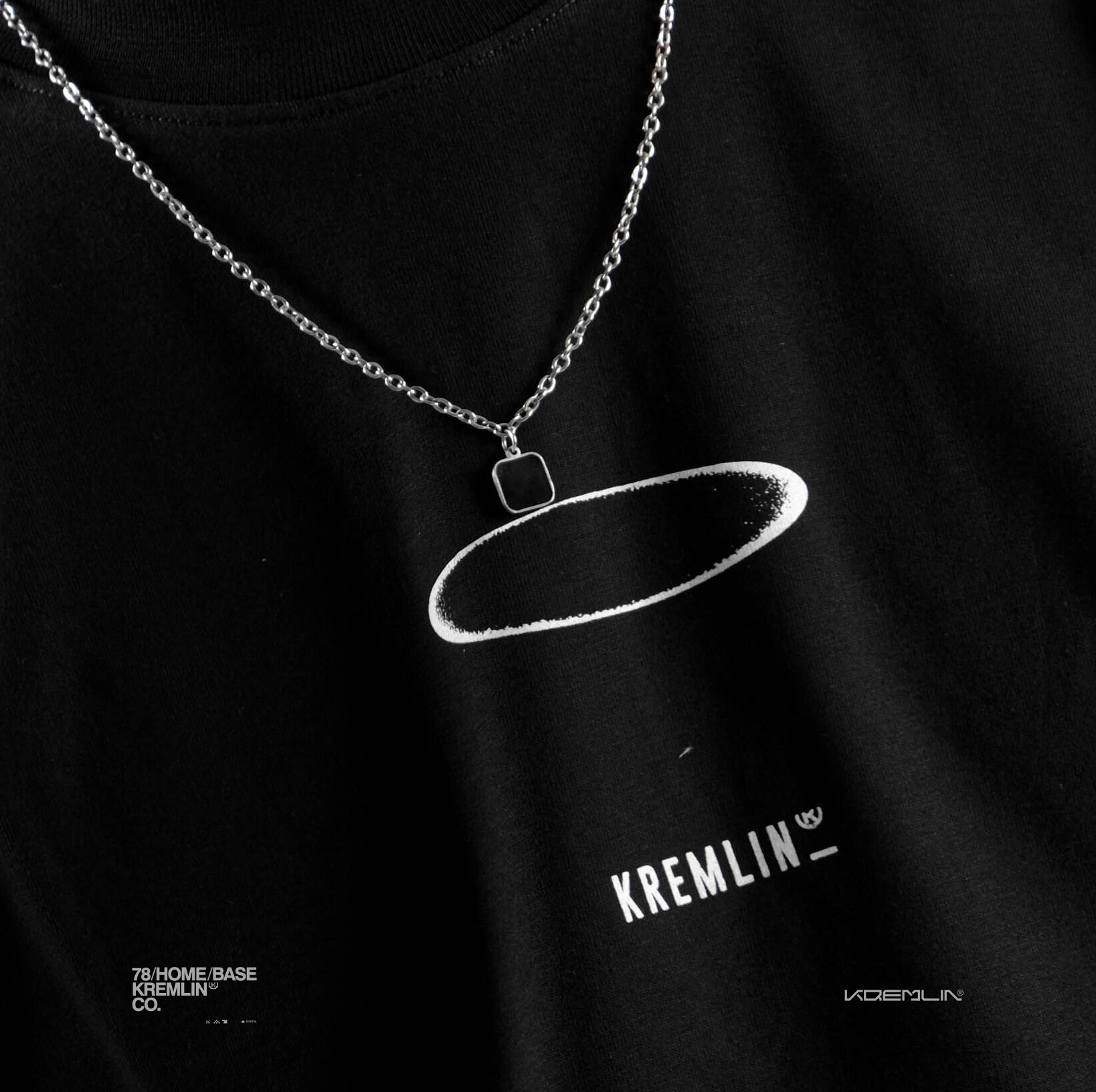 KREMLIN T-Shirt Boxy OVS Fit Black - Dementia