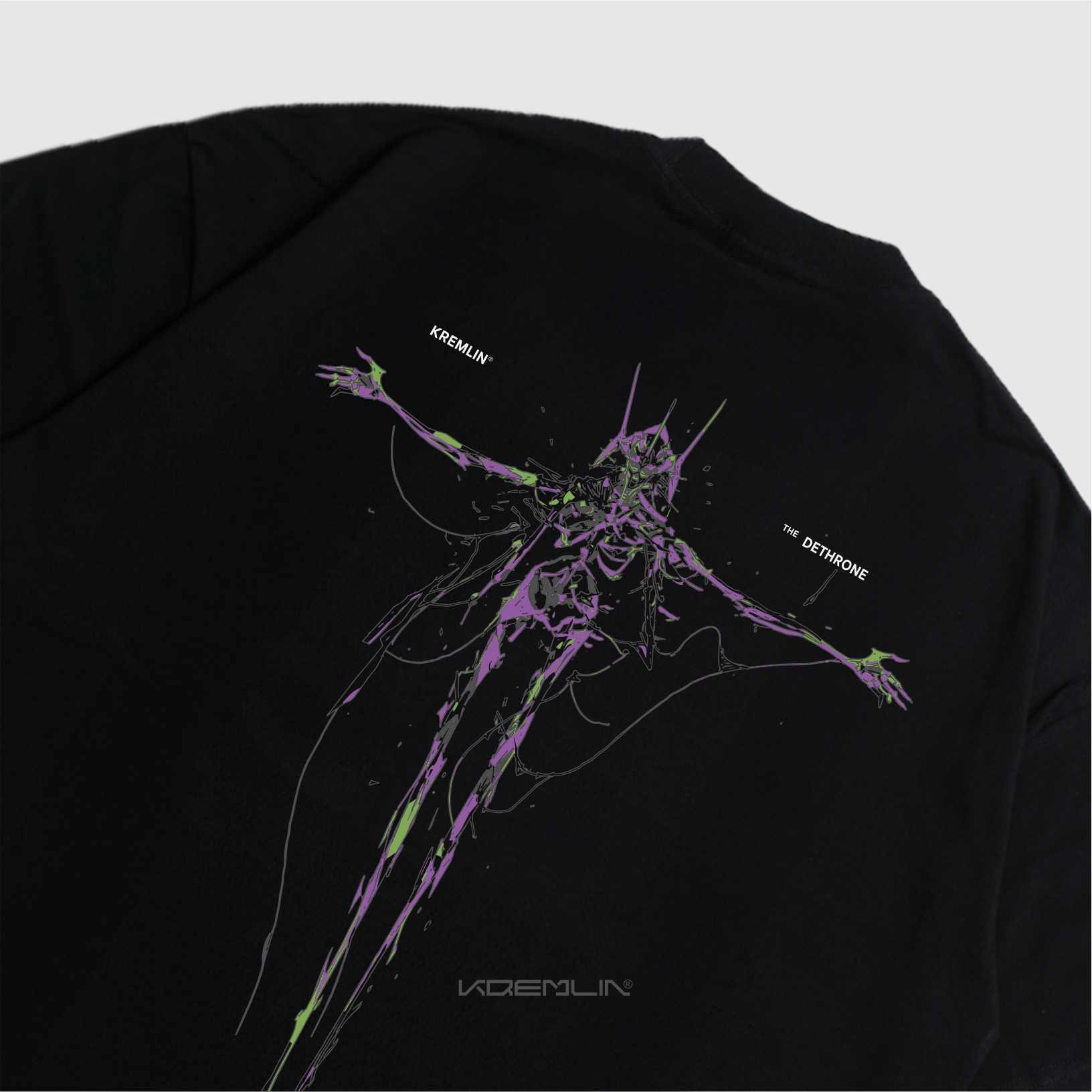 KREMLIN T-Shirt Boxy OVS Fit Black - Dethrone