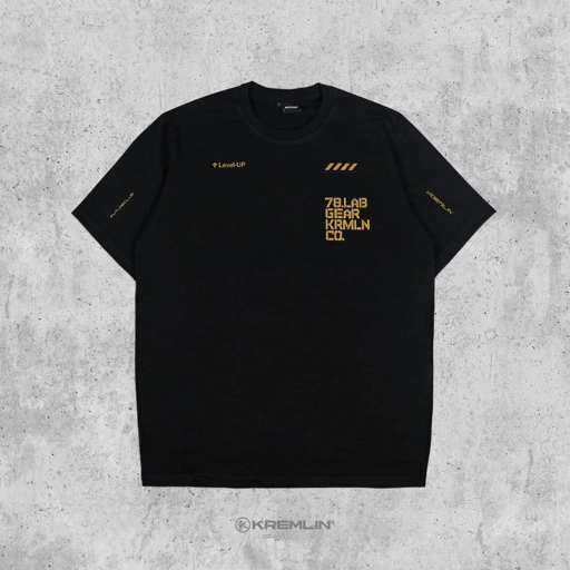 Image of Kremlin T-shirt Regular Kaos Graphic Industrial Black - District