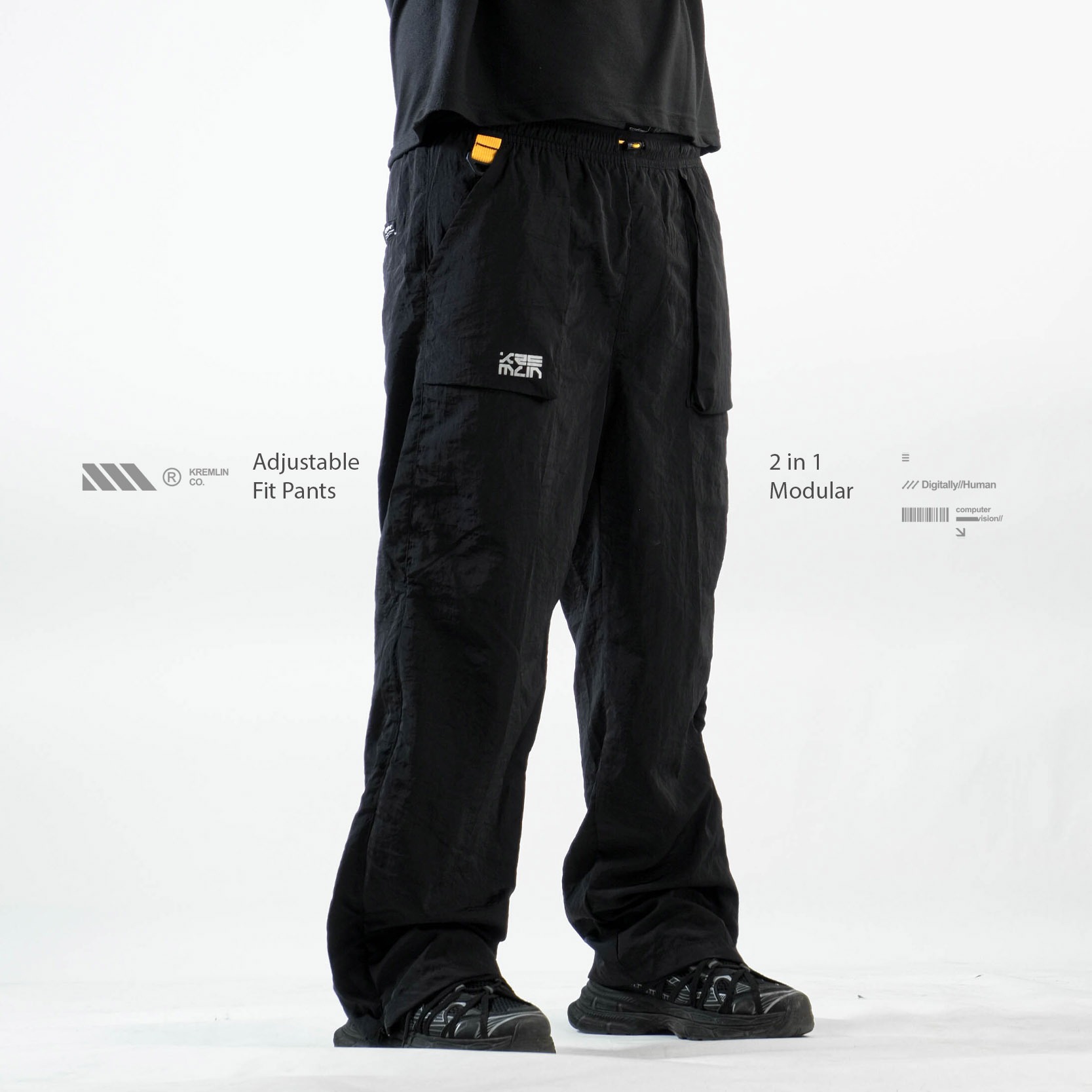 KREMLIN Long Pants Celana Nylon Cringkle - Modular Fit - EXO