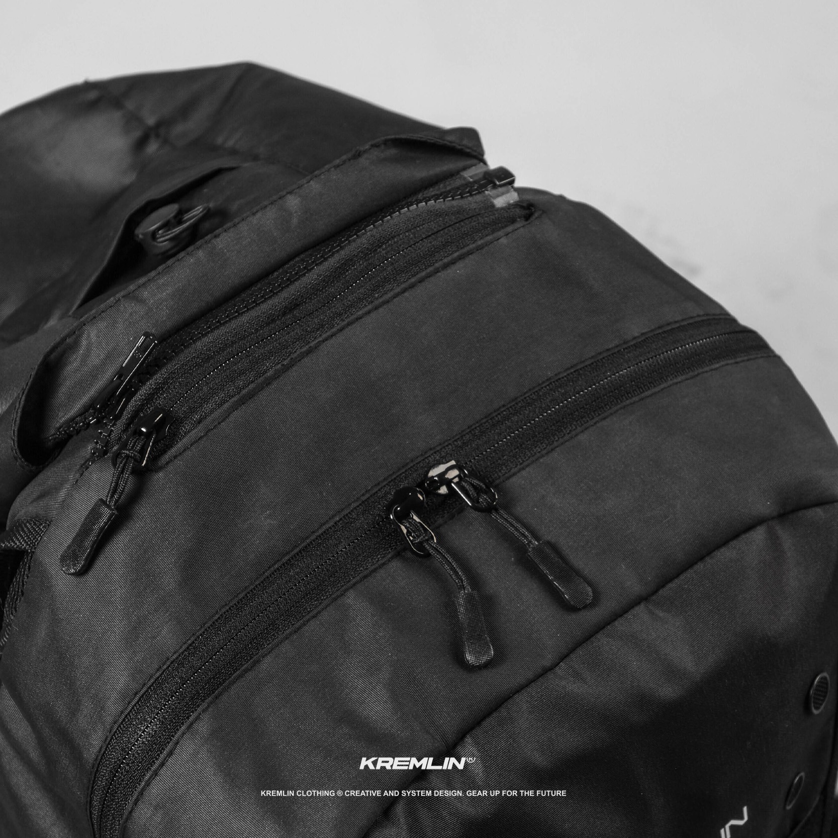 KREMLIN Backpack Hood Tas Ransel Black - External
