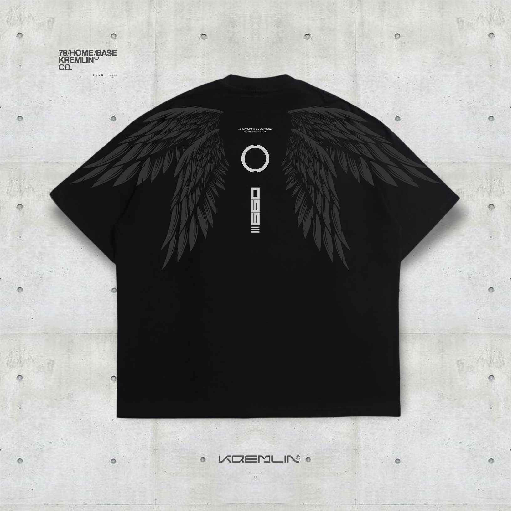 KREMLIN T-Shirt Oversized Relaxed Fit Black - Fallen