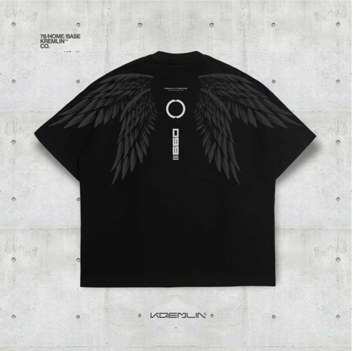 KREMLIN T-Shirt Oversized Relaxed Fit Black - Fallen