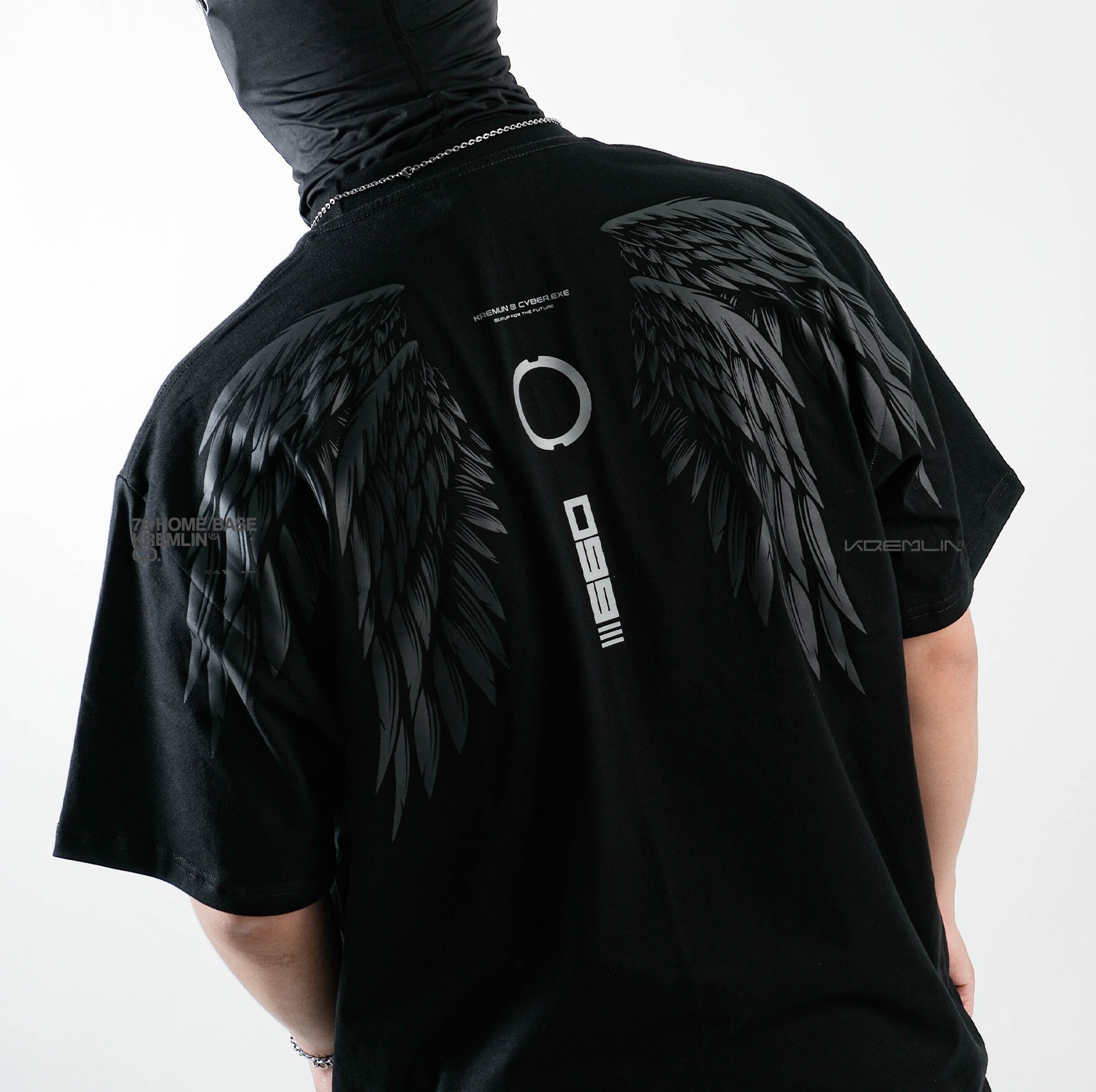 KREMLIN T-Shirt Oversized Relaxed Fit Black - Fallen