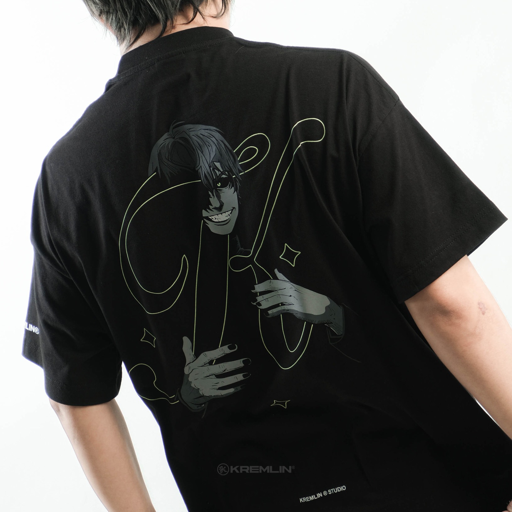 KREMLIN T-Shirt BOXY OS Fit Black - Anime xpremiental - Fracture
