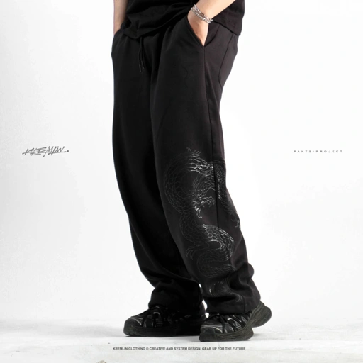 KREMLIN Celana Sweatpants Loose Pants Baggy - Anime insp - Geto