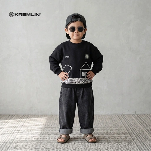 Image of KREMLIN Kids Crewneck - HEIWA