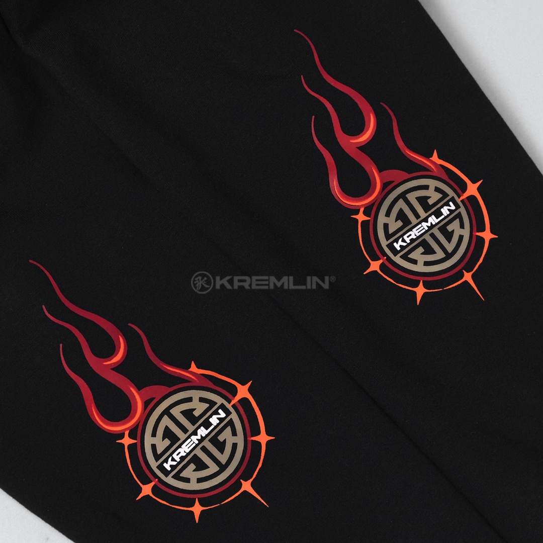 KREMLIN Pullover Hoodie Mythology Revival Black - GRIMASK