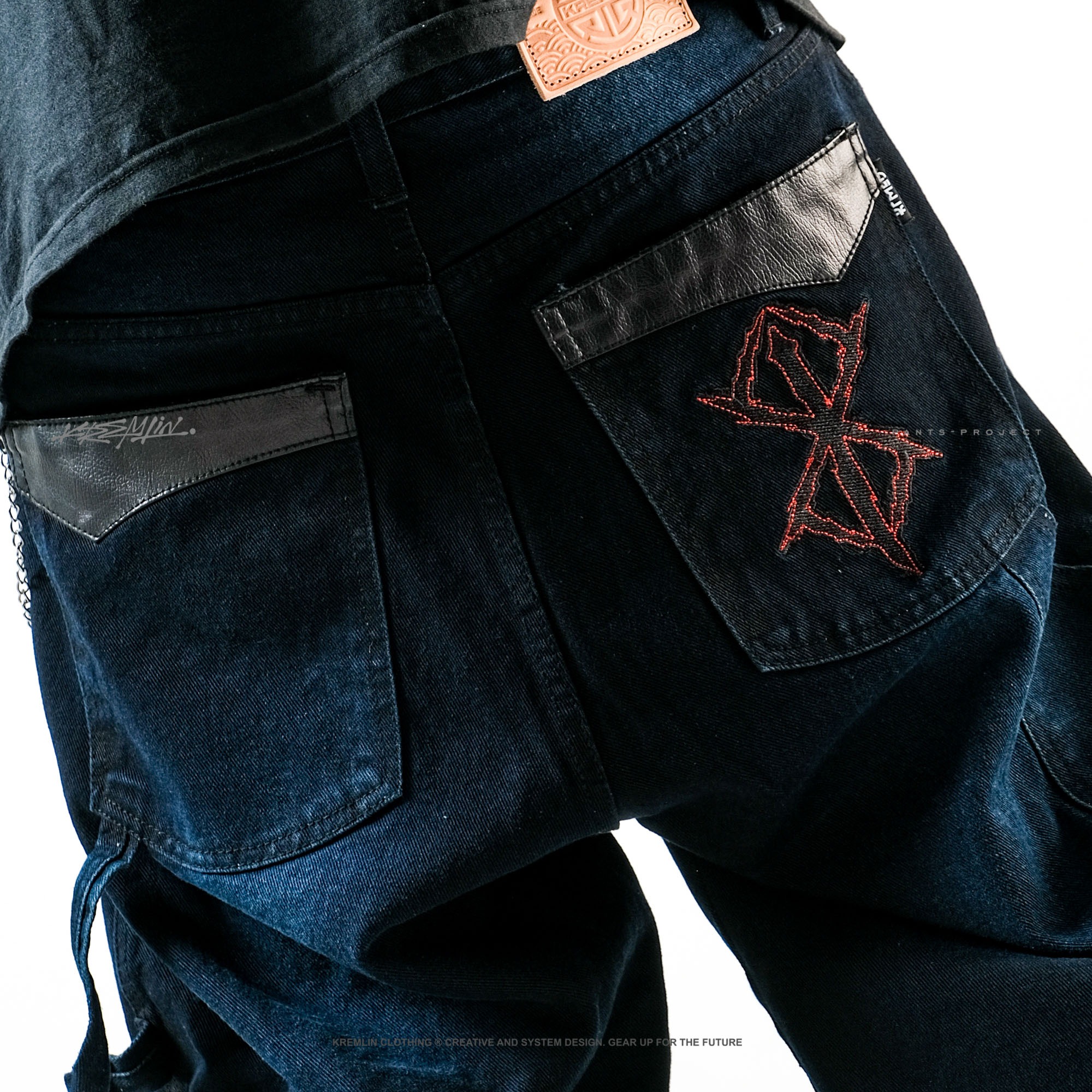 KREMLIN Celana Jeans Loose Denim Wash - KILLING - Blue