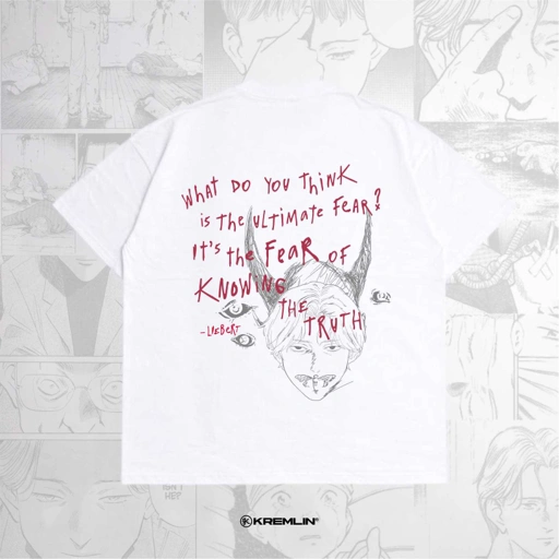 Image of KREMLIN T-Shirt BOXY OS Fit White - Anime xpremiental - Liebert