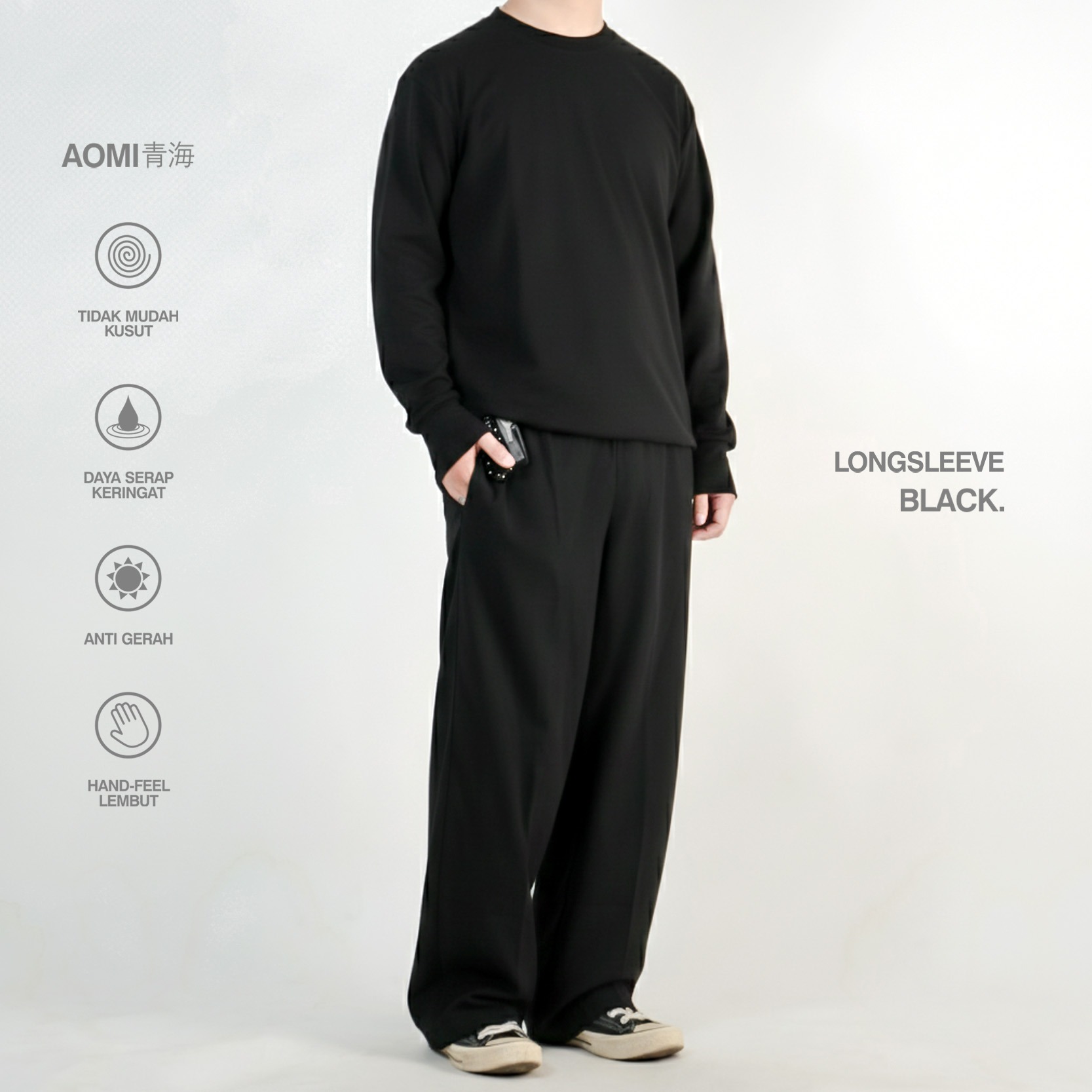 KREMLIN Longsleeve T-shirt AOMI Series Coolbreeze - ZEN