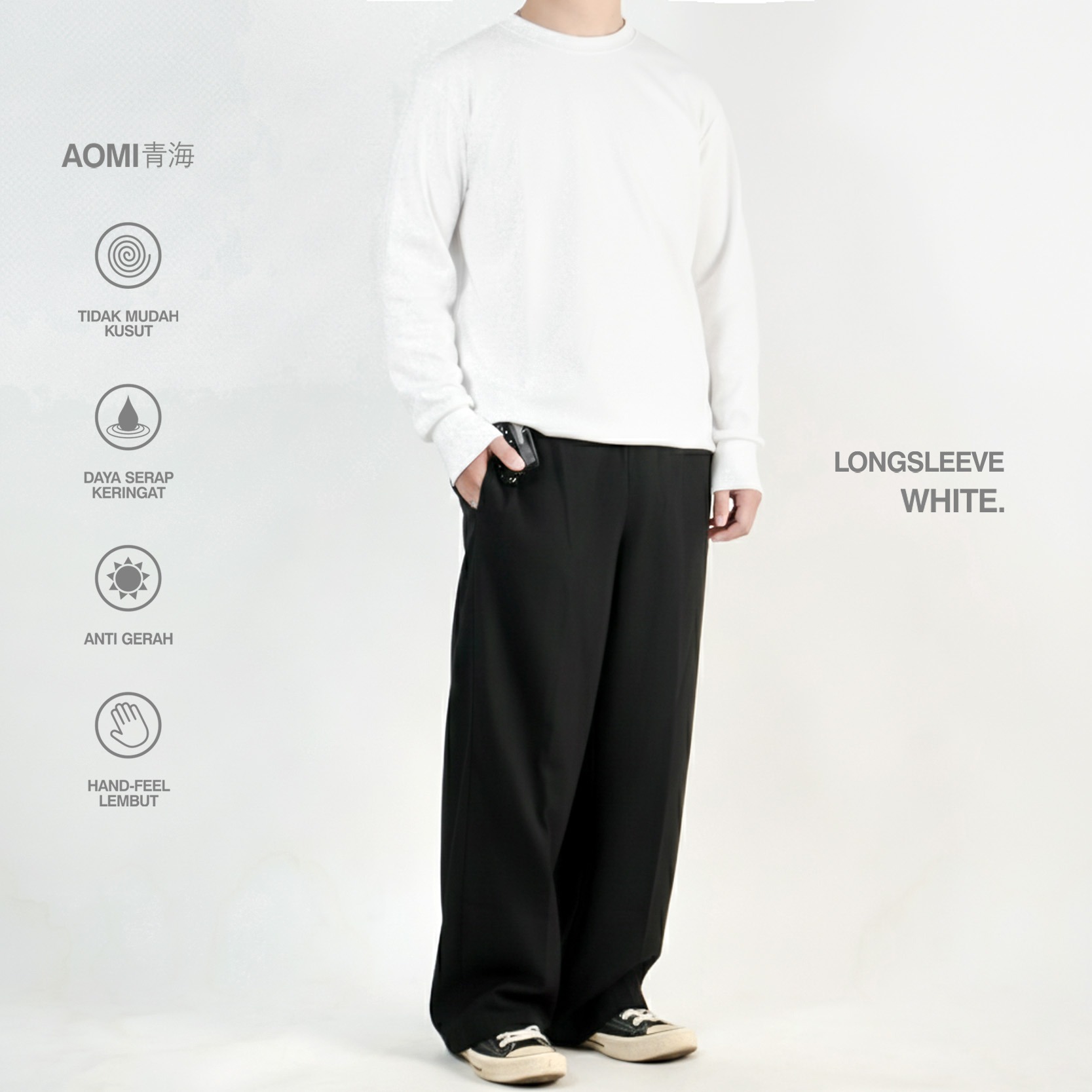KREMLIN Longsleeve T-shirt AOMI Series Coolbreeze - ZEN