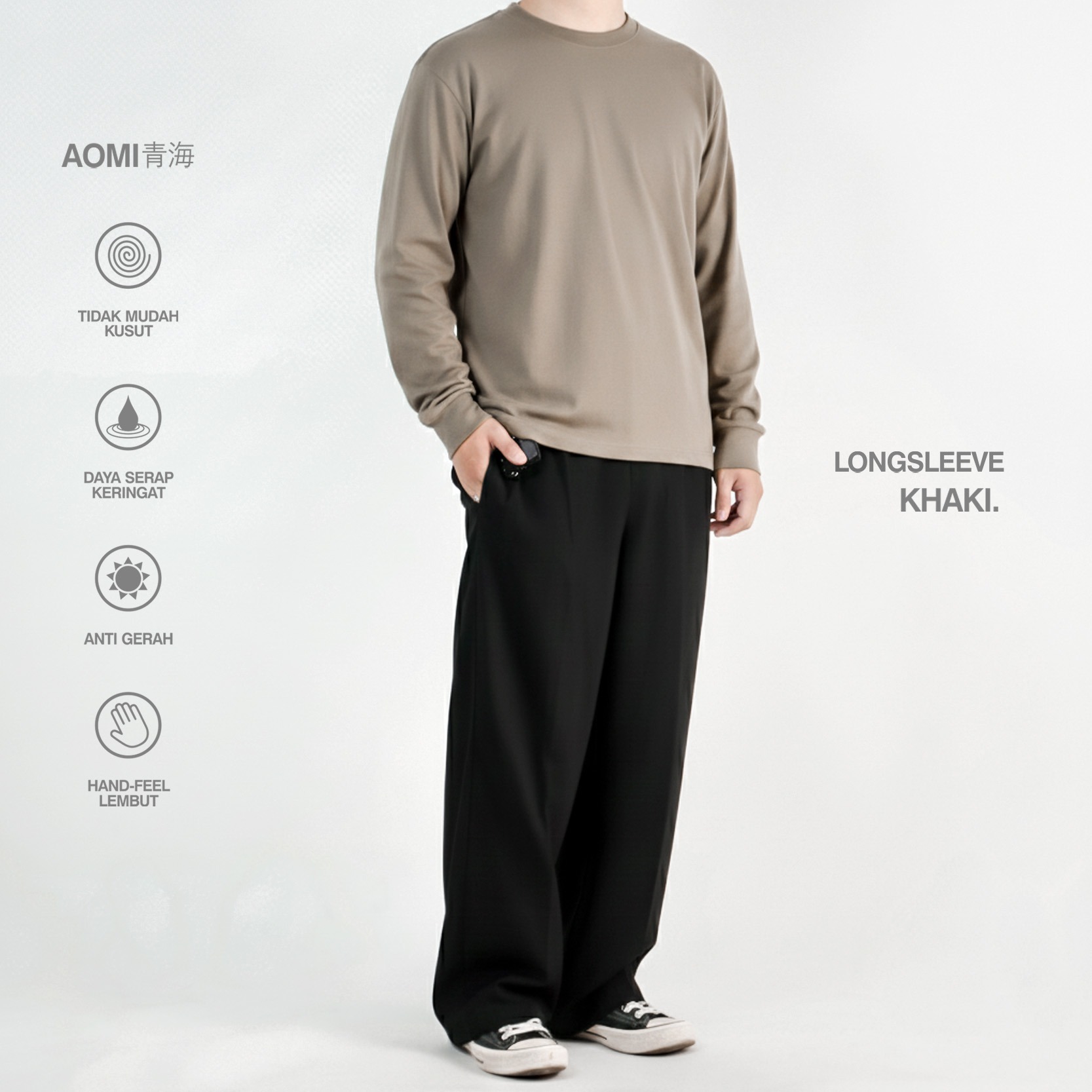KREMLIN Longsleeve T-shirt AOMI Series Coolbreeze - ZEN