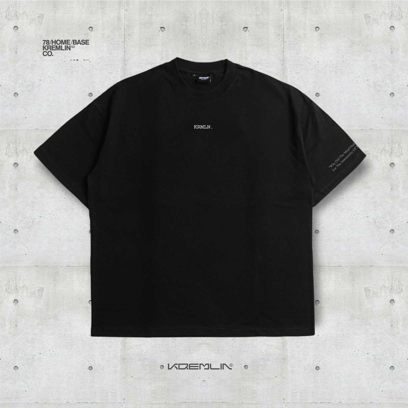 KREMLIN T-Shirt Oversized Relaxed Fit Black - Malice