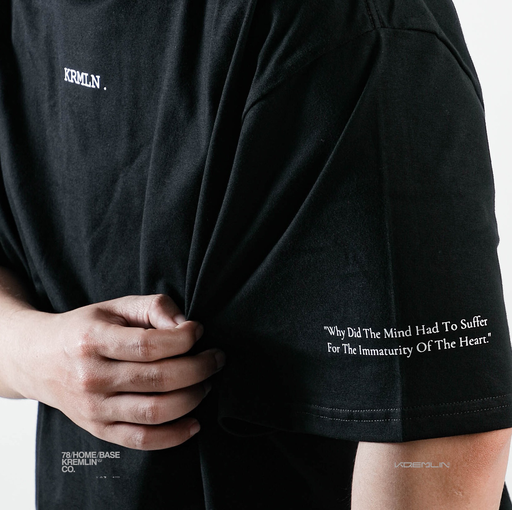 KREMLIN T-Shirt Oversized Relaxed Fit Black - Malice
