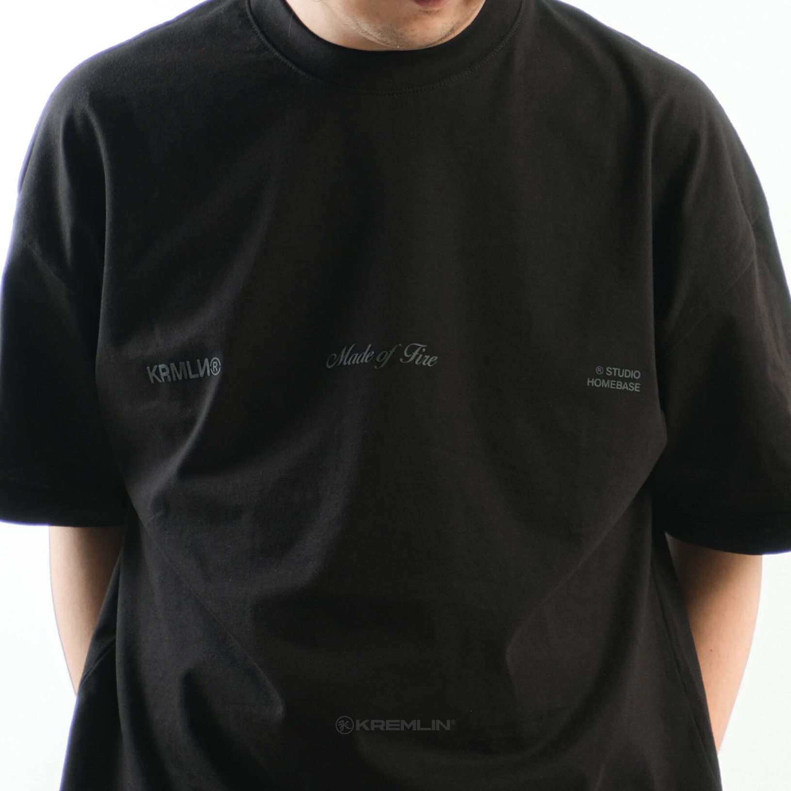 KREMLIN T-Shirt BOXY OS Fit Black - Anime xpremiental - Mayday