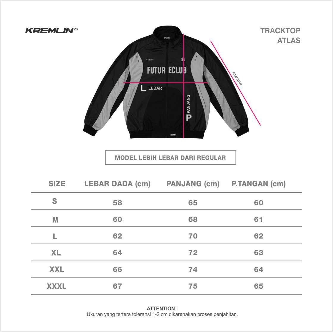 Kremlin Tracktop Suit Jacket Future - Navy - ATLAS