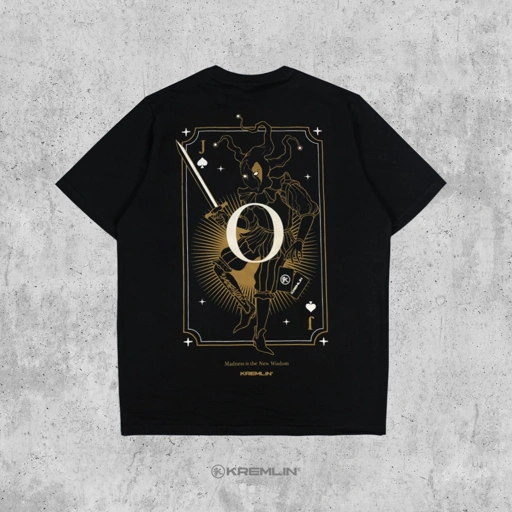 Image of Kremlin T-shirt Regular Kaos Graphic Black - Phantom