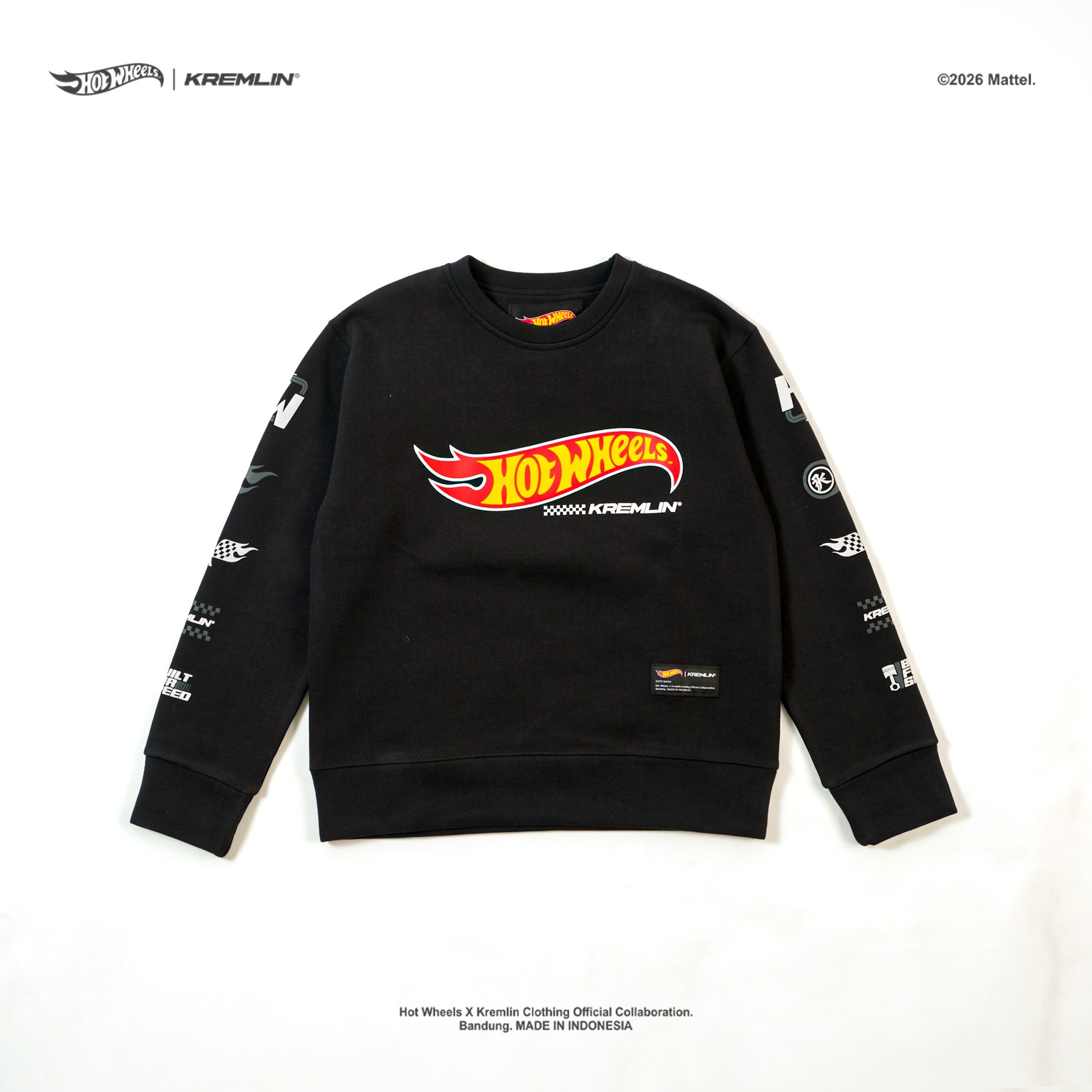 HOT WHEELS x KREMLIN Collaboration KIDS Crewneck - PRESTIGE