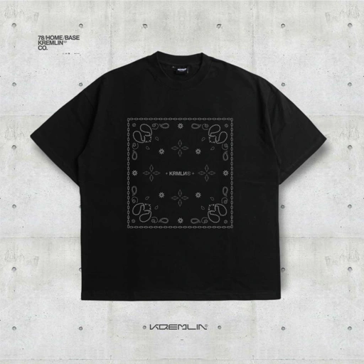 KREMLIN T-Shirt Oversized Relaxed Fit Black - Reckless