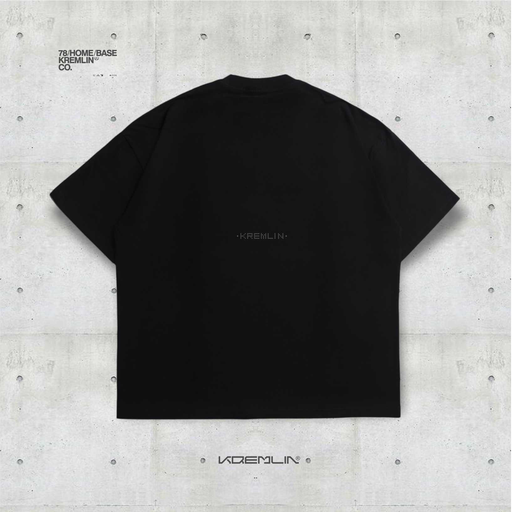KREMLIN T-Shirt Oversized Relaxed Fit Black - Reckless