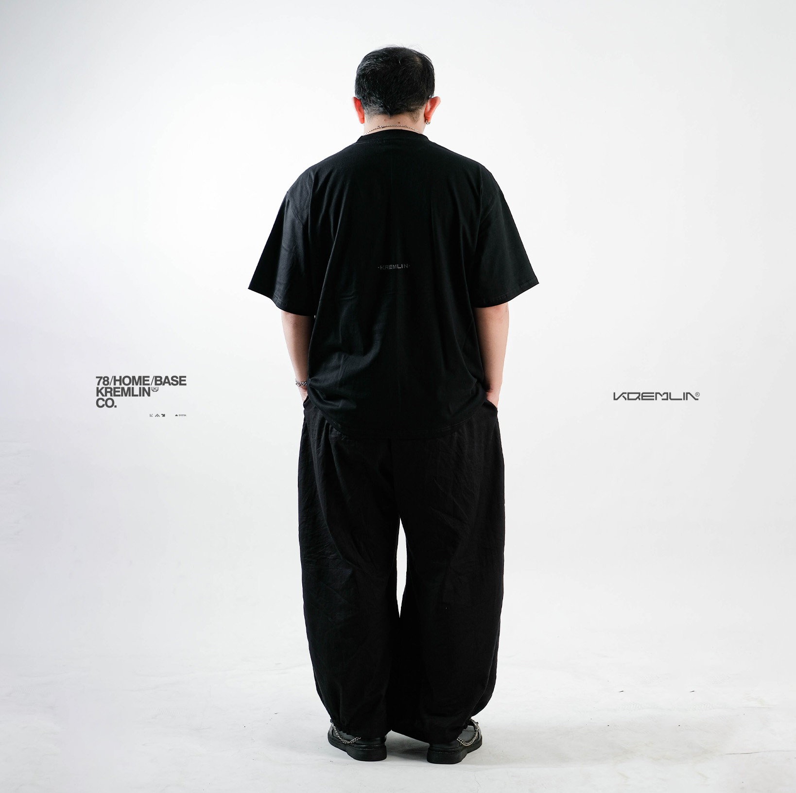 KREMLIN T-Shirt Oversized Relaxed Fit Black - Reckless