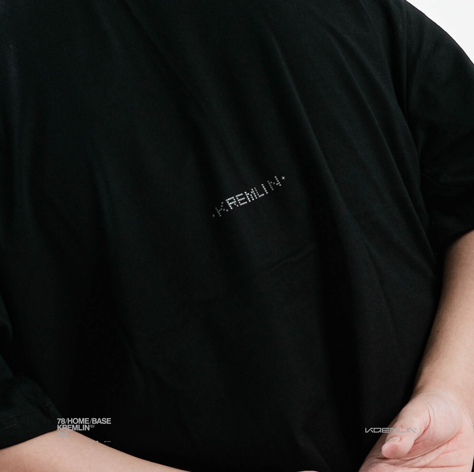 KREMLIN T-Shirt Oversized Relaxed Fit Black - Reckless