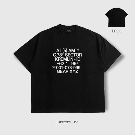 KREMLIN T-Shirt Boxy OVS Fit Black - Relay