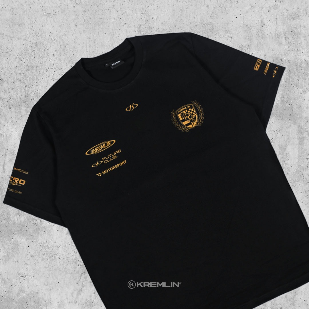 Kremlin T-shirt Regular Kaos Graphic Racing Gold - Rushgold