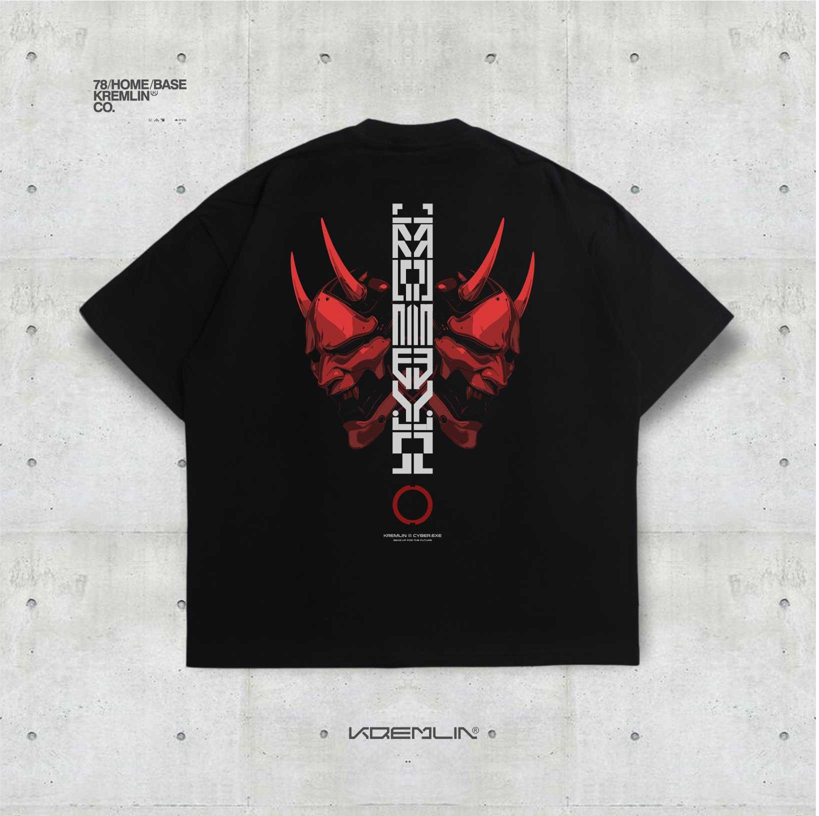 KREMLIN T-Shirt Oversized Relaxed Fit Black - Sentinel
