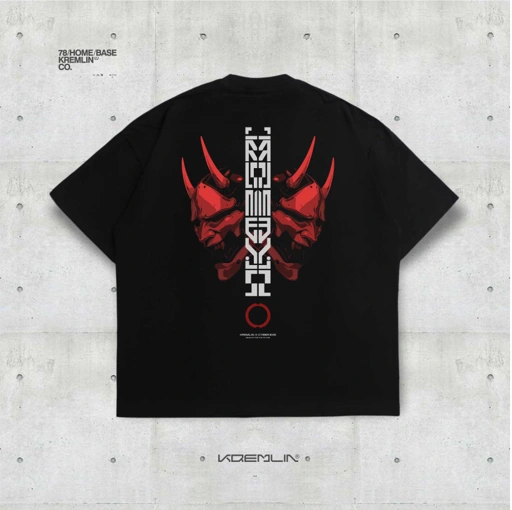 KREMLIN T-Shirt Oversized Relaxed Fit Black - Sentinel