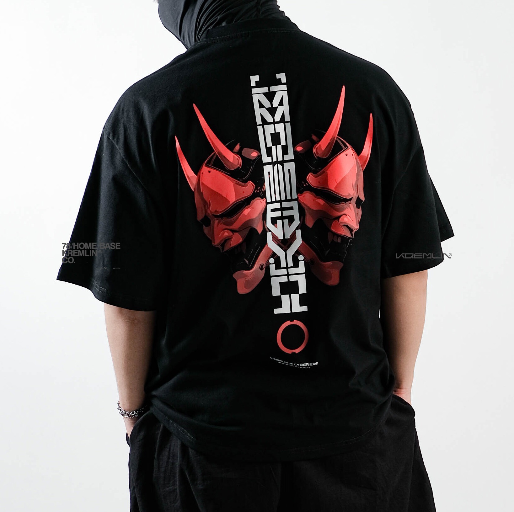 KREMLIN T-Shirt Oversized Relaxed Fit Black - Sentinel