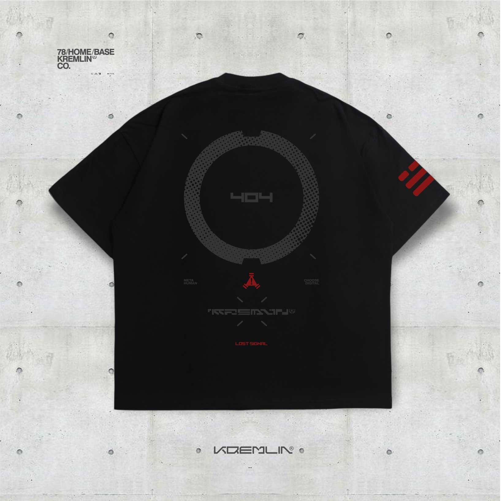 KREMLIN T-Shirt Oversized Relaxed Fit Black - Signal