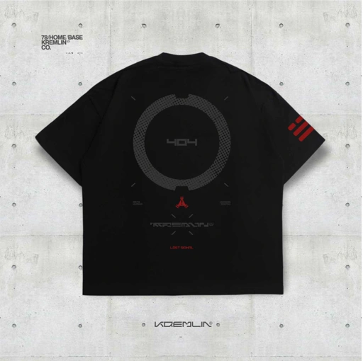 KREMLIN T-Shirt Oversized Relaxed Fit Black - Signal