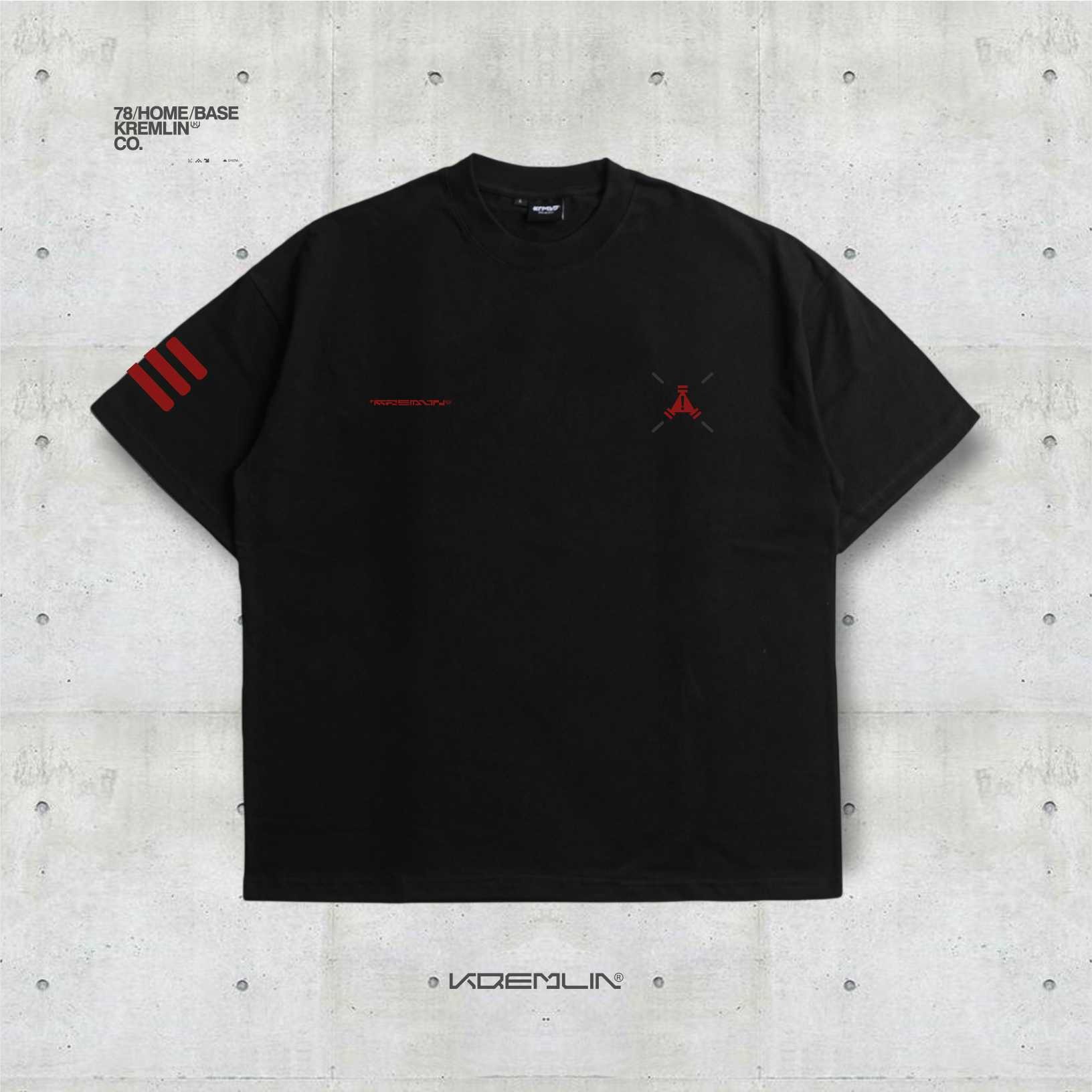 KREMLIN T-Shirt Oversized Relaxed Fit Black - Signal