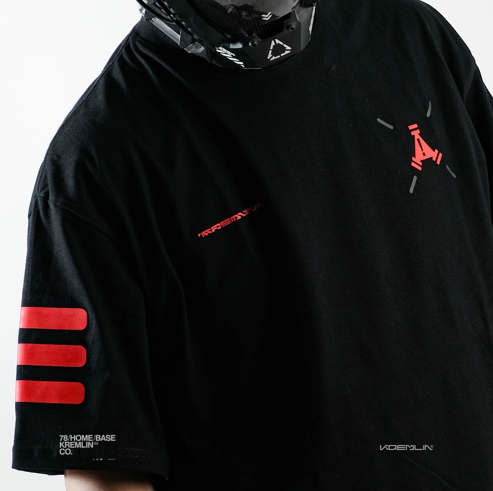 KREMLIN T-Shirt Oversized Relaxed Fit Black - Signal